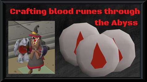 Powerful rune used for blood rituals in Runescape